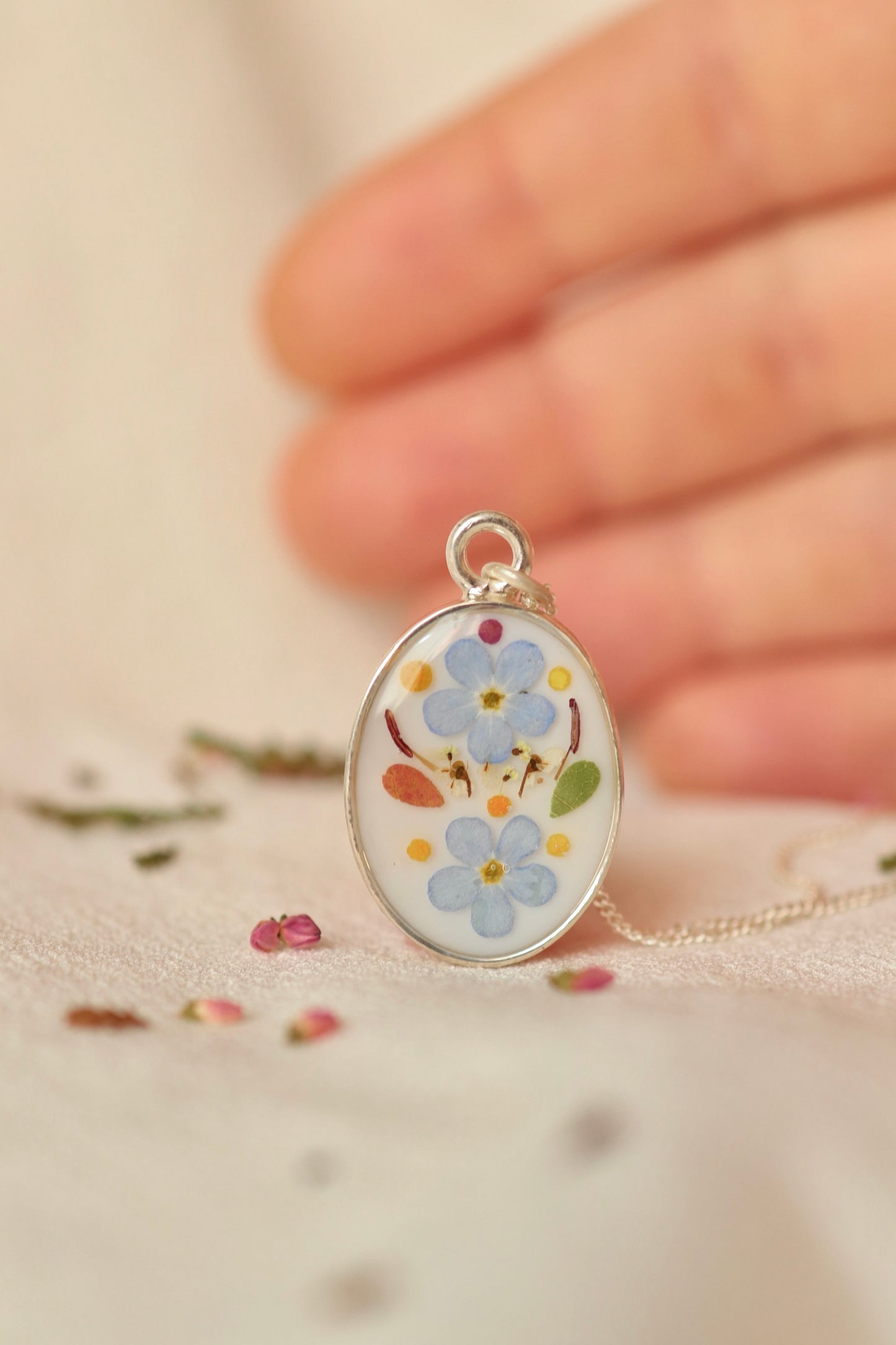 “ Forget me not “ flower pendant