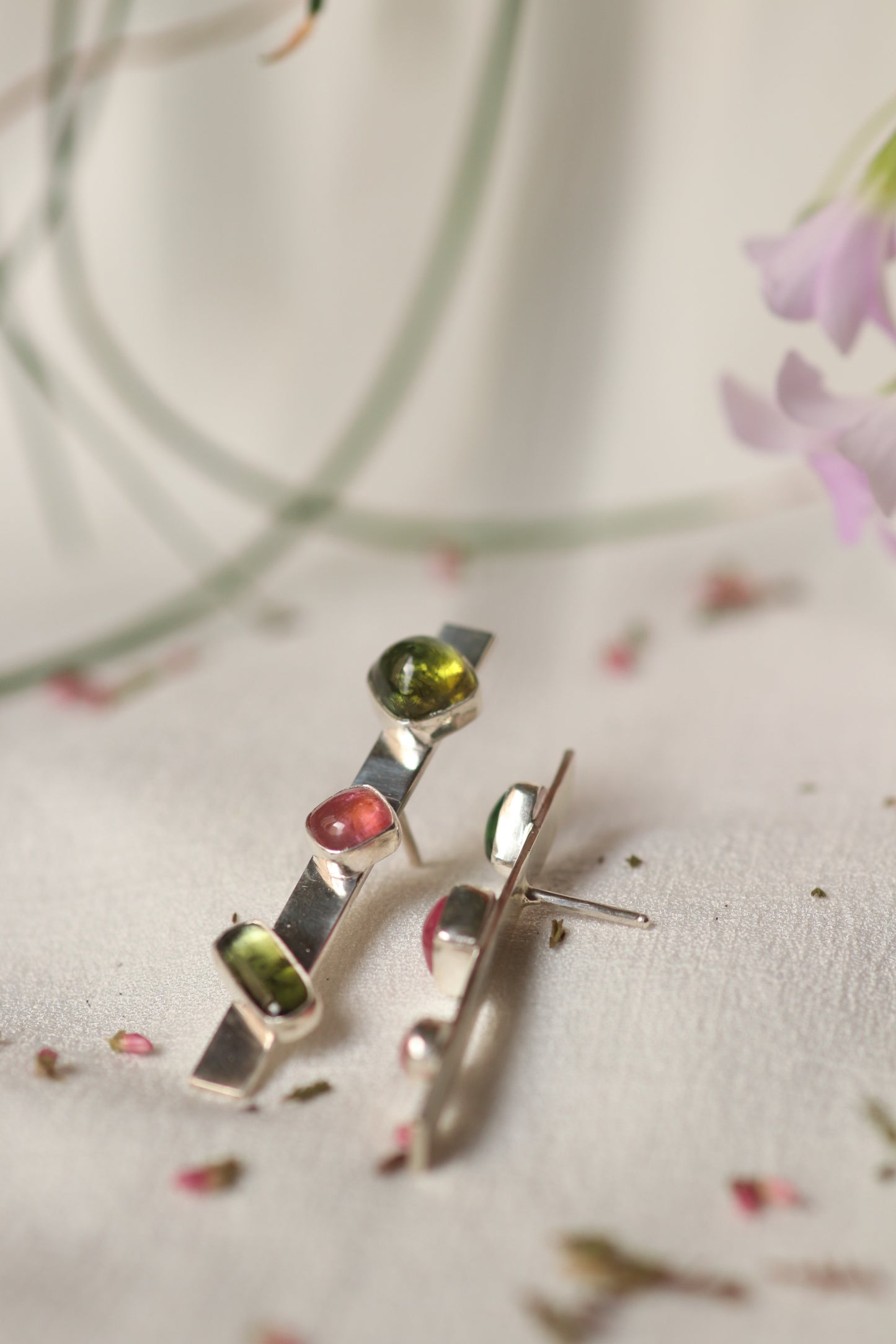 Tourmaline earrings